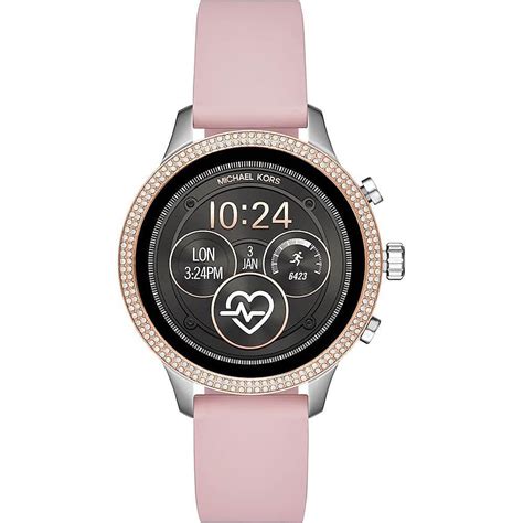 michael kors access runway gen 4 pink|michael kors runway smartwatch.